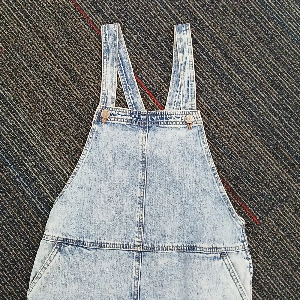 Blank NYC Denim Skirt Overalls Light Wash | Size 27" - Picture 4 of 7